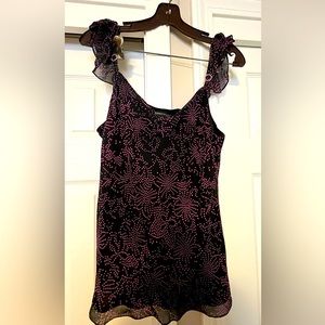 Kenneth Cole NY flutter-sleeve top, XL